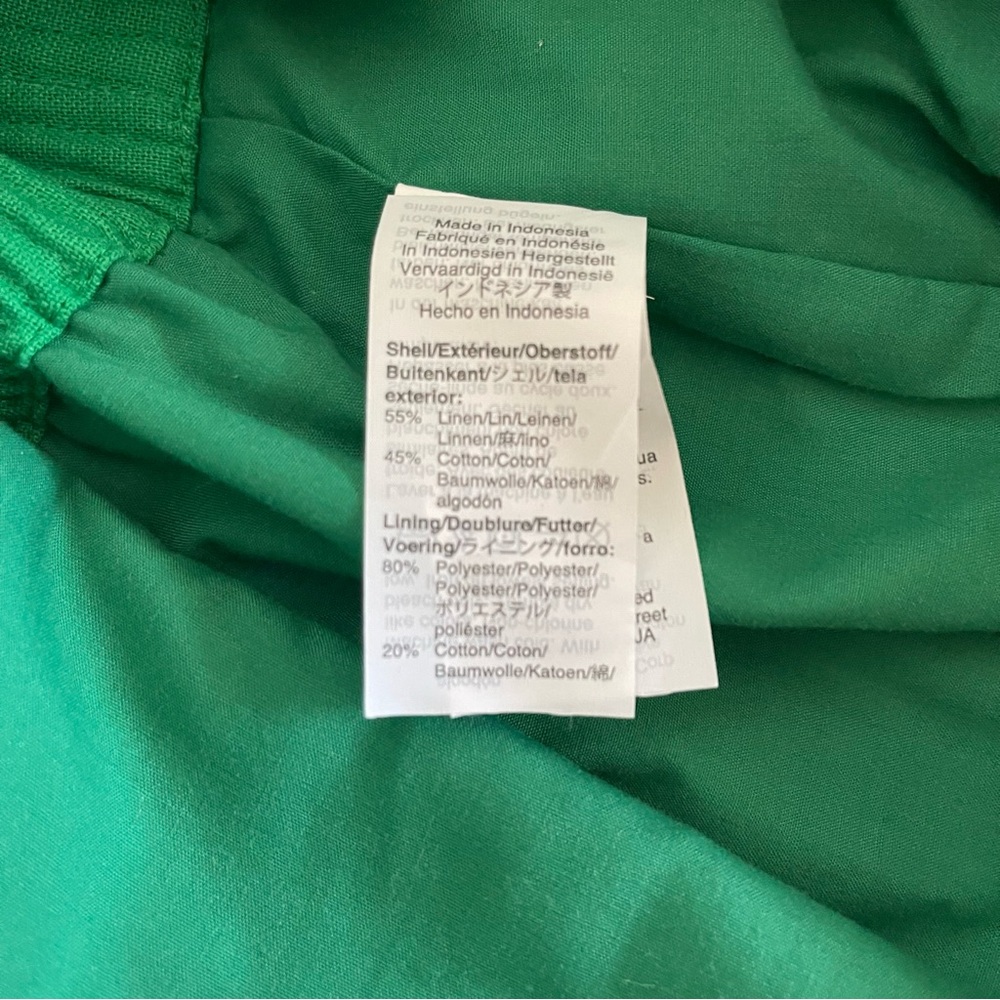 J. Crew Vibrant Green Scalloped Mini Skirt Size 0 - Picture 7 of 10